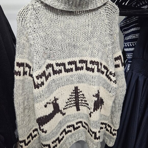 Mens Vintage Wool Canadian Sweater - Picture 3 of 5